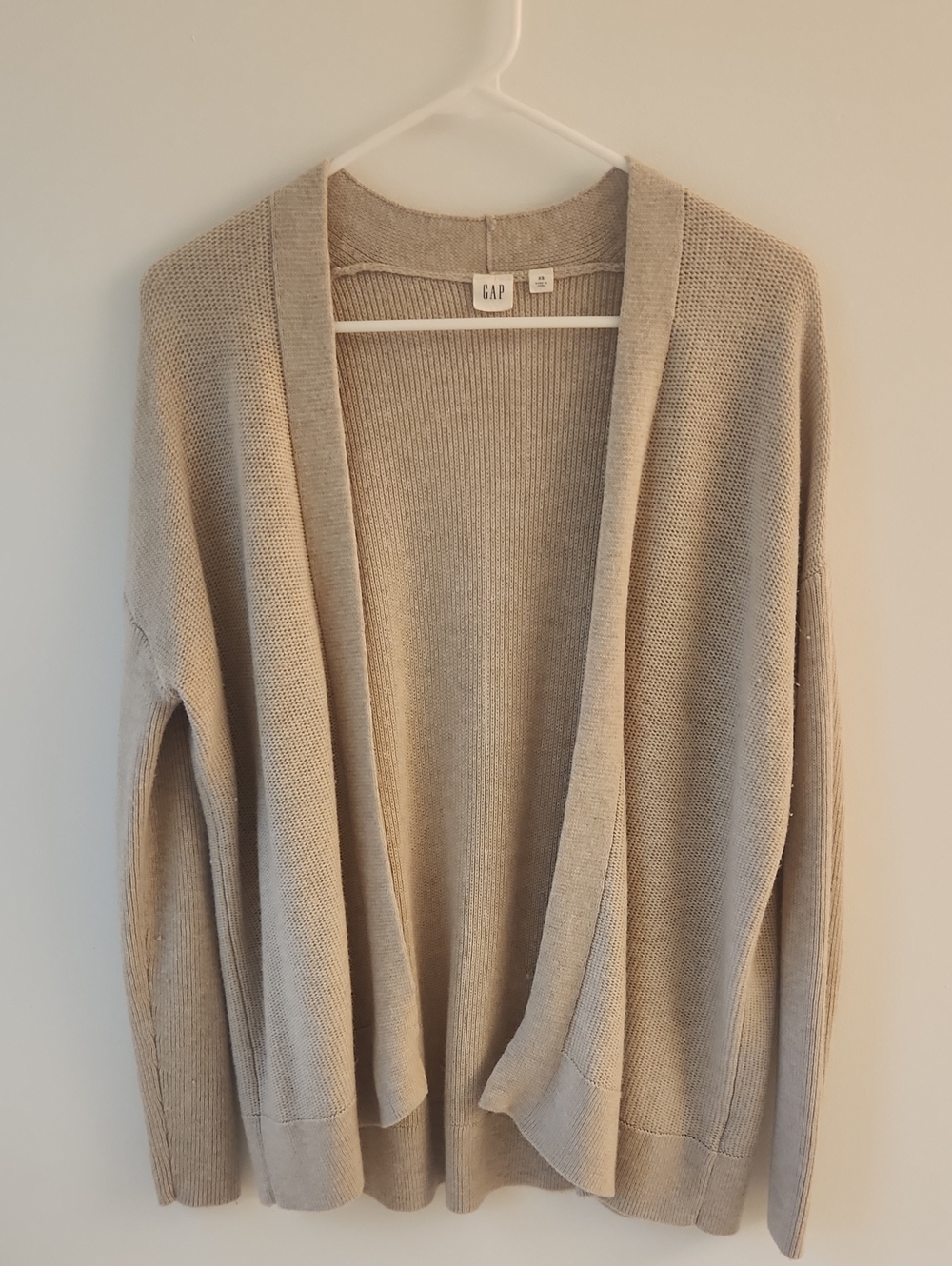 GAP Cardigan in Light Beige